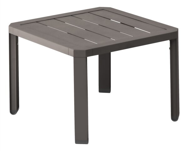 LATITUDE Beistelltisch taupe 50x50x38cm