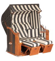 SunnySmart Strandkorb Rustikal 250 XL Plus 2,5-sitzer...