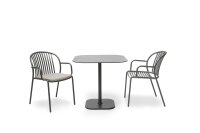 MOOD Stapelsessel anthrazit incl. Sitzkissen anthrazit