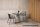 QUEEN Diningtisch Ø120cm beton grey / dekton greta