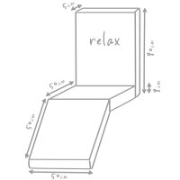 Global Bedding RELAX Plus aqua Auflage f. RelaxSessel wetterfest
