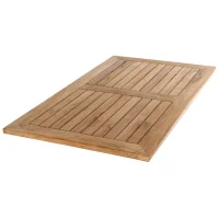 Matahari Columbus 2-Säulengestell 120x80 cm edelstahl/teak klappbar
