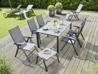 CIRRUS Silver-Line Stapelsessel anthrazit/anthrazit-grau