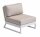 OCEAN SKID Plattform Mittelteil weiß matt / linen chalk