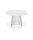 Solpuri Jooy Gartenmöbel Dining-Set (4 Plätze) mit Tisch Ø110cm white/anthracite