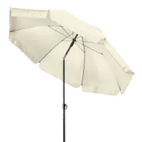 Malibu Ø 180cm Des: natur  Doppler-Sonnenschirm Mittelmast (ohne Befestigung)
