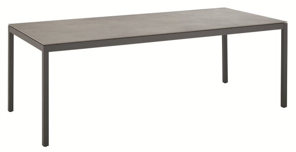Dekton-Dining-Tisch  anthrazit / Dekton bromo