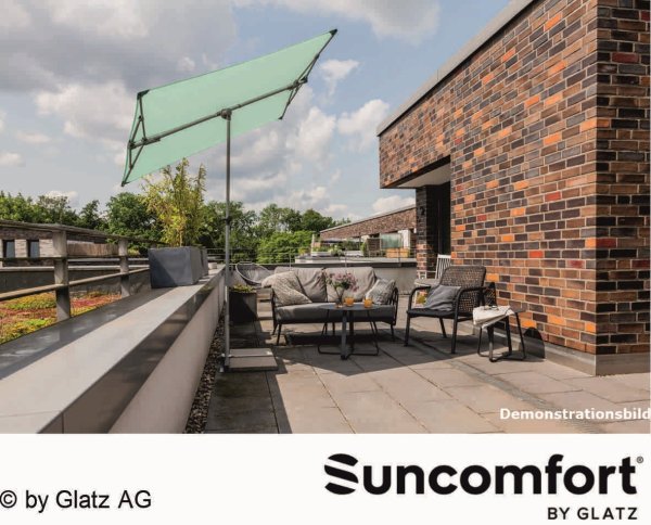 Suncomfort FLEX Roof Mittelstockschirm 195 x 140cm  (ohne Befestigung)